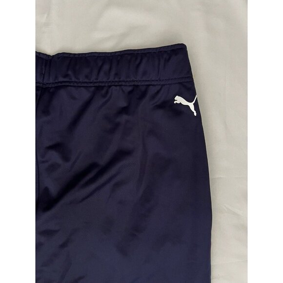Puma Men's Pants Athletic Gym Jogging Navy Blue Elastic Waist Size XL - Picture 6 of 9